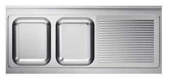 7013.1160 700 Spoeltafelblad 2 Links 1600