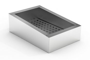 7013.2780 Crushed Ice Bak 1/1 Gn Schuin Rvs Aisi 304 Afvoer Aan De Bedieningszijde