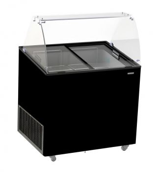 7472.0124 Schepijsvitrine Corsica Zwart 6X5 Ltr