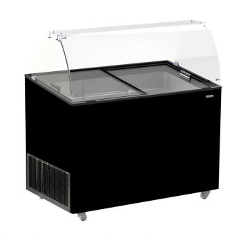 7472.0129 Schepijsvitrine Java Zwart 8X5 Ltr