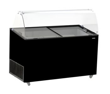 7472.0134 Schepijsvitrine Tenerife Zwart 10X5 Ltr