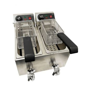 7455.1002 Elektrische Tafelfriteuse 2X4 L