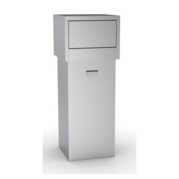 7333.1000 Rvs Afvalbak 80L