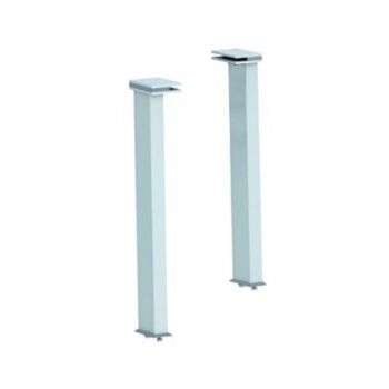 7495.0495 2 Staanders Tbv Gebogen Glas