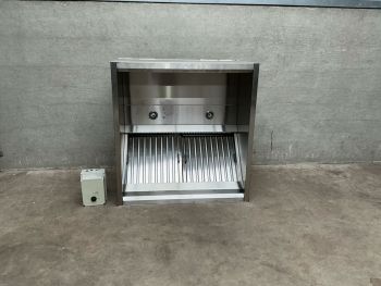 Afzuigkap met lamellen filters 105 cm