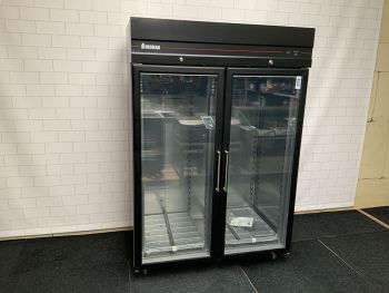 Showroommodel Inomak Vrieskast dubbeldeurs glas CFP2144/GL