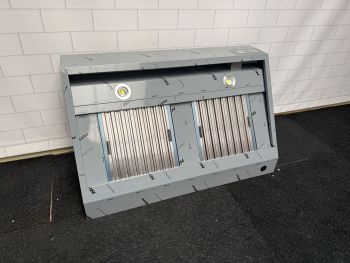 Afzuigkap schuinmodel met motor 120cm