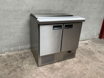 RVS Koelwerkbank Saladette 2 deuren Horeca