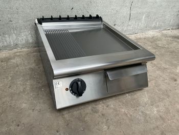 Mareno elektrische bakplaat met geslepen stalen plaat