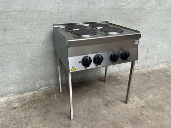 Mareno kooktoestel met 4 gietijzeren kookplaten