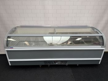 Vrieskist met glazendeksels 920L