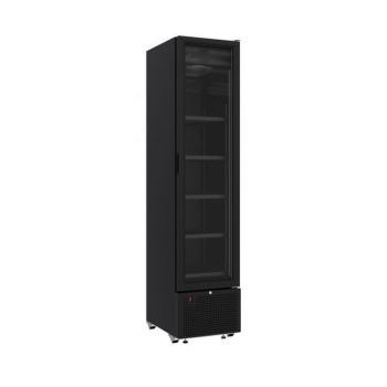 7464.0210 Drankenkoelkast 1 Glasdeur Zwart 348L