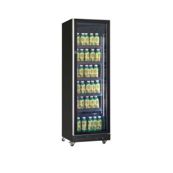 7526.0005 Koelkast 1 Glasdeur Zwart