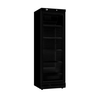 7464.0094 Drankenkoelkast 1 Glasdeur 382L Zwart Zonder Lichtbak