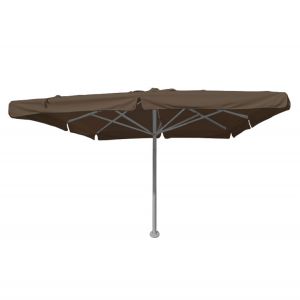 Gezamenlijke selectie Nederigheid Verslaafde Horeca parasol vierkant 3x3 meter Karin taupe | Henry Elferink Horeca