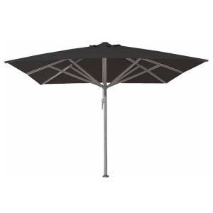 parasol vierkant 3x3 meter Karin zwart volant | Elferink