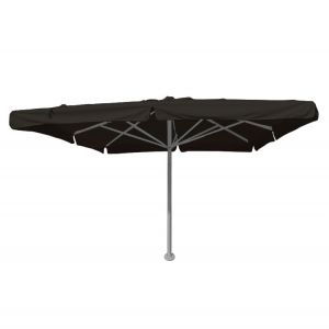 roddel dubbele Gom Horeca parasol vierkant 3x3 meter Karin grijs | Henry Elferink Horeca