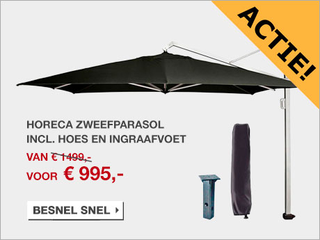 Horeca zweefparasol